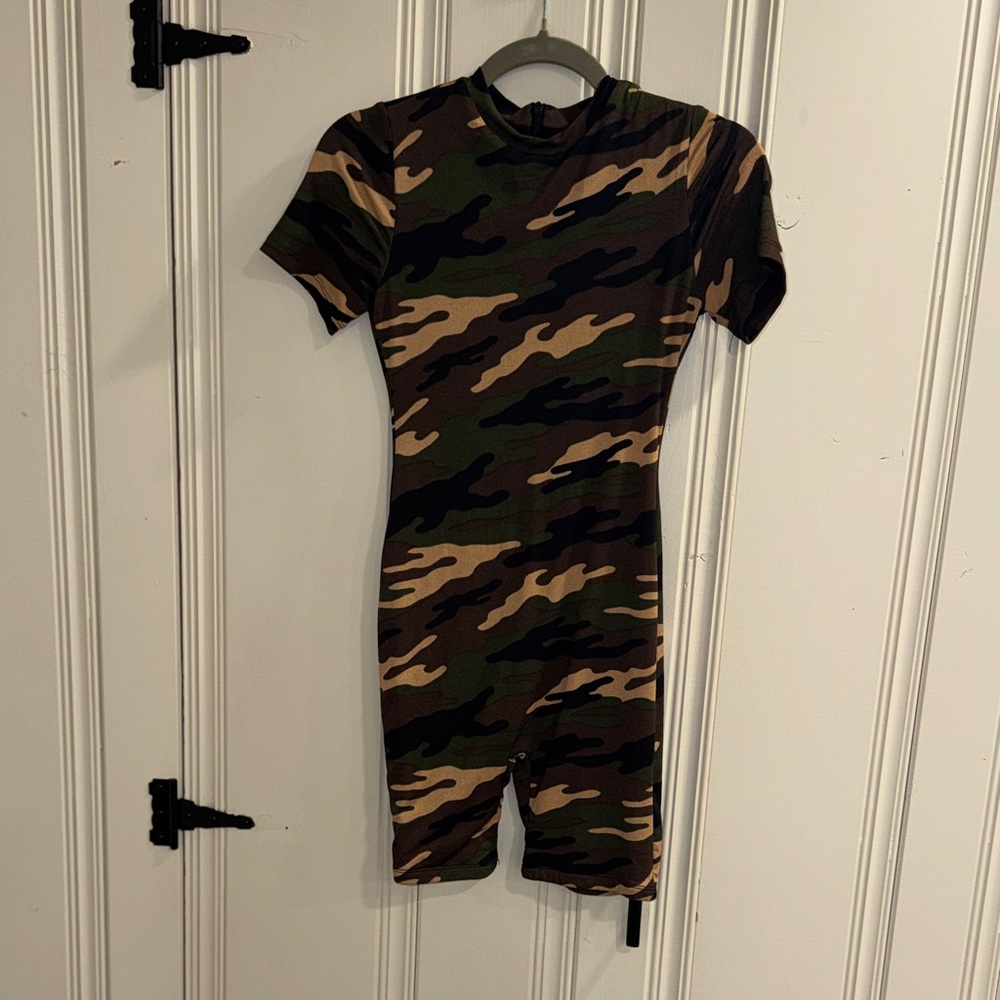 Naked Wardrobe Camouflage Jumpsuit
